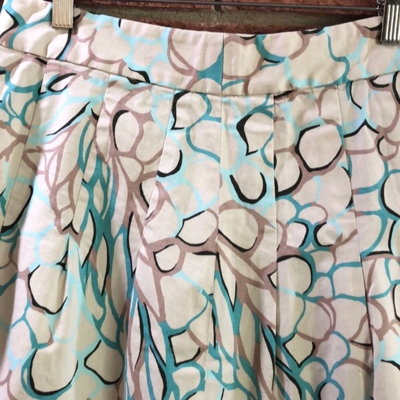 🧁LILLY PULITZER🧁A-LINE PLEATED OPEN FLORAL SKIRT - Picture 4 of 7